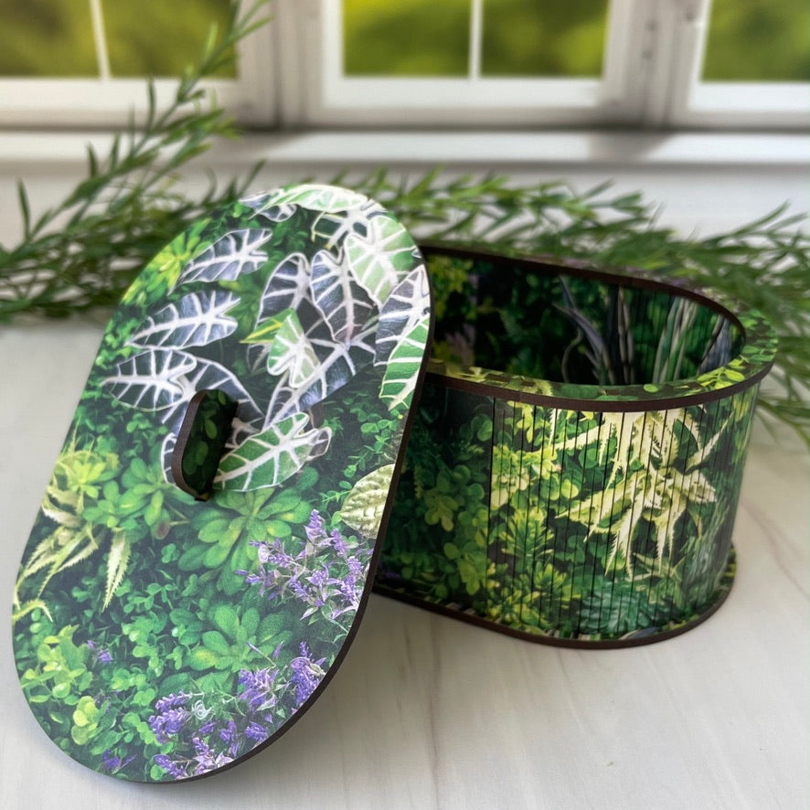 Decorative Botanical Keepsake Box