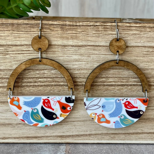 Bird lover boho earrings