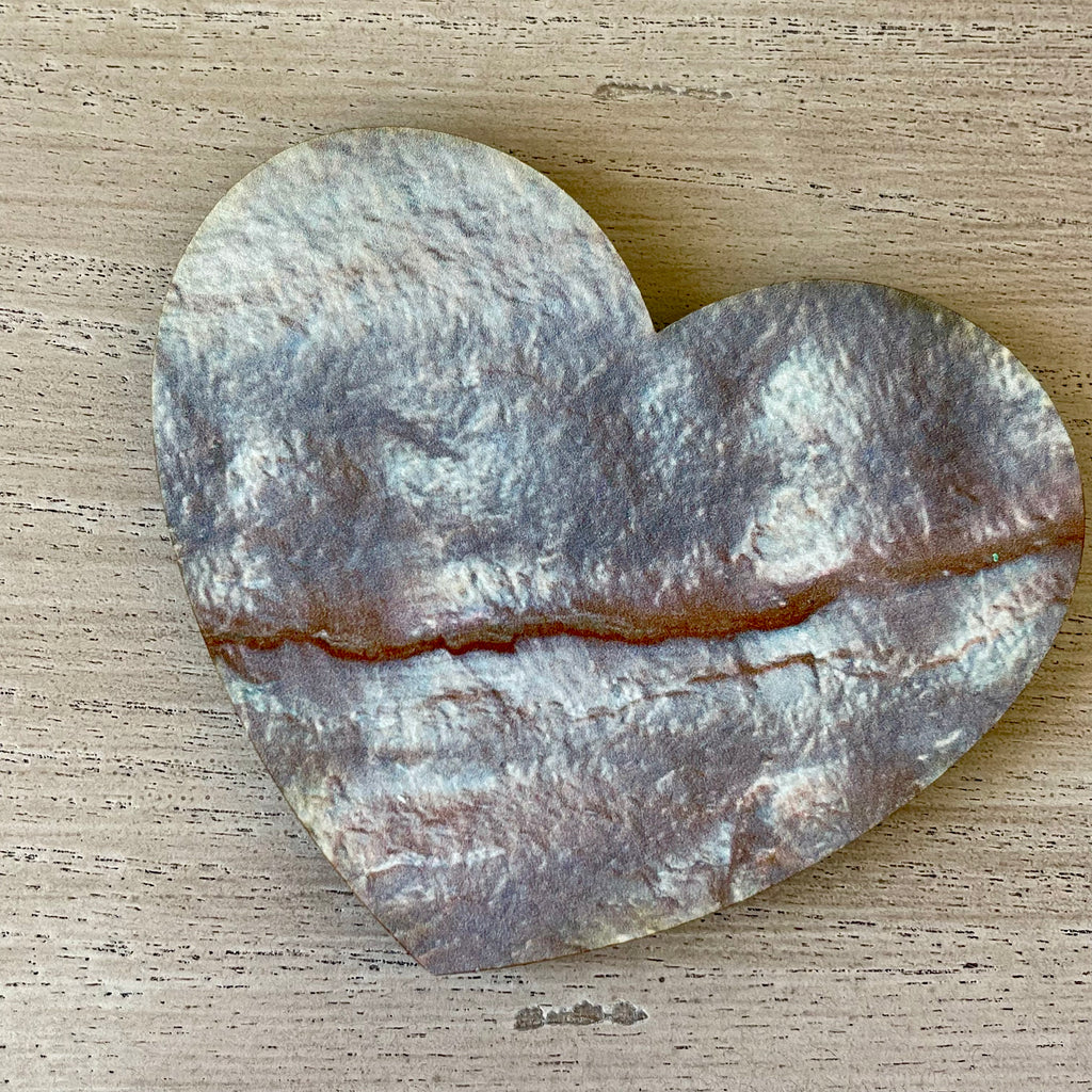 Floral Engraved Ring Dish-Mother of Pearl Wood Design