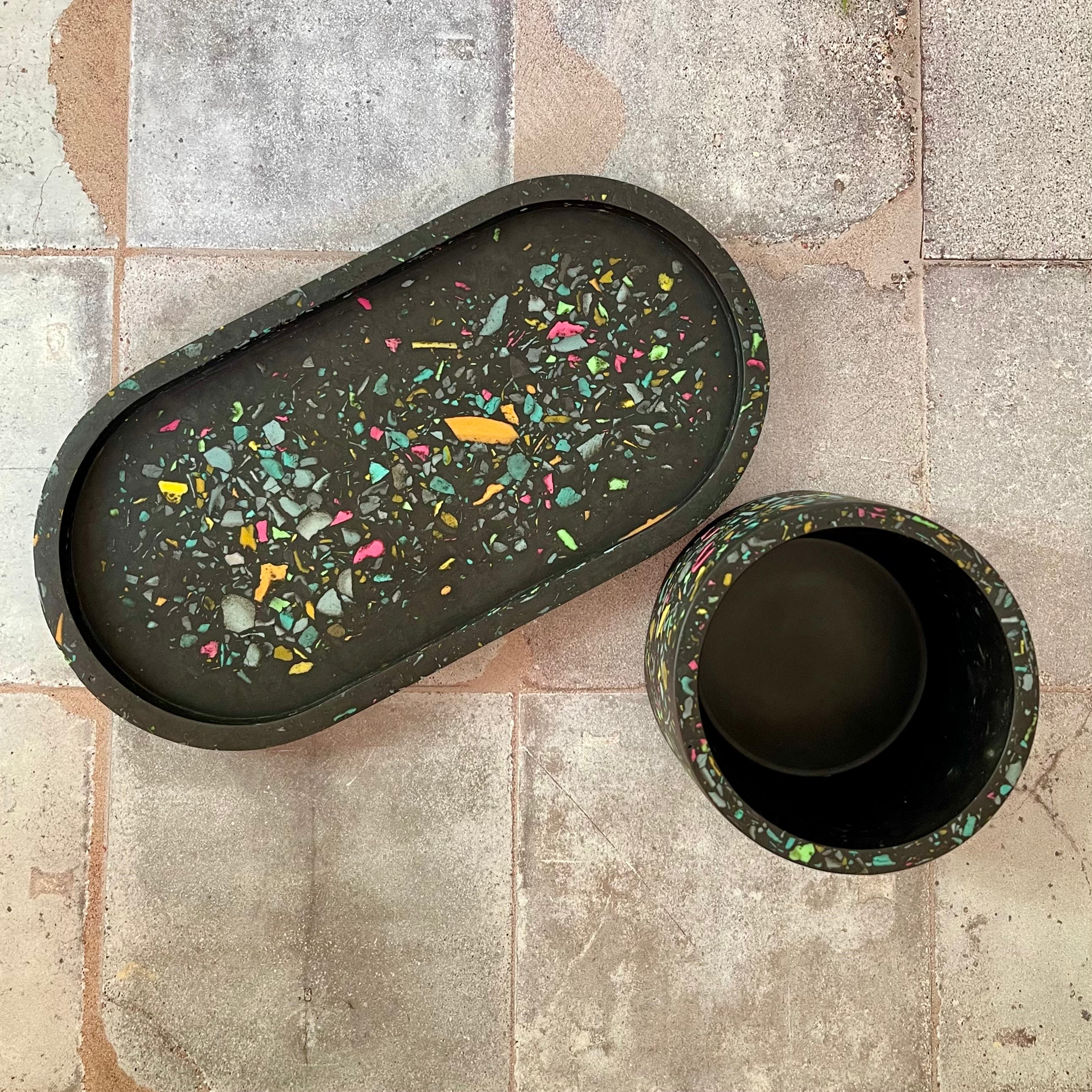 Terrazzo Trinket Tray and Dish