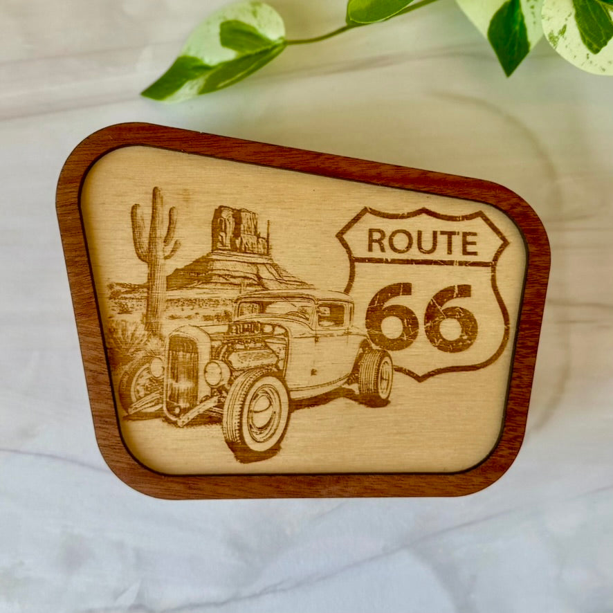 Retro Route 66 Keepsake Box