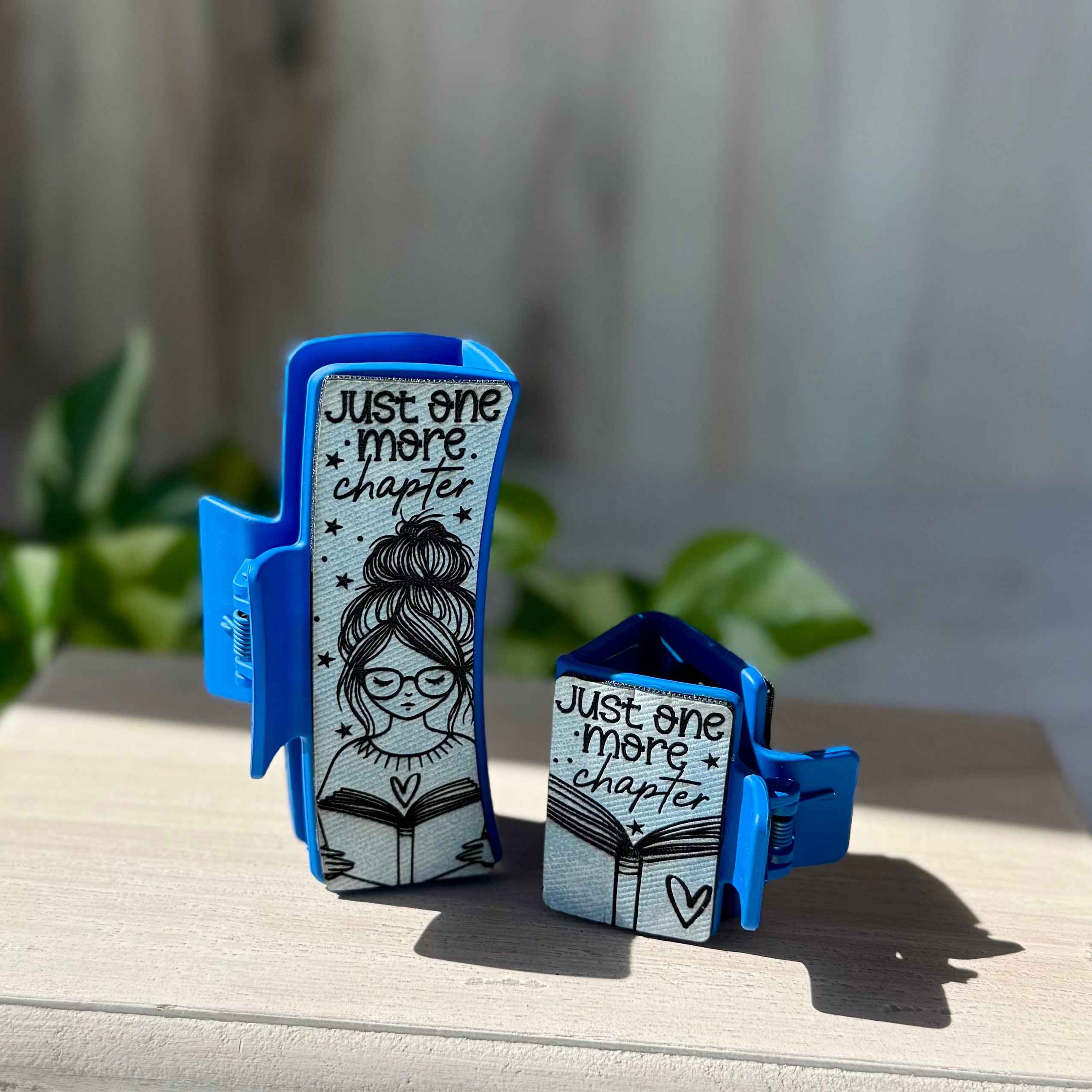 Just One More Chapter Claw Hairclip Set