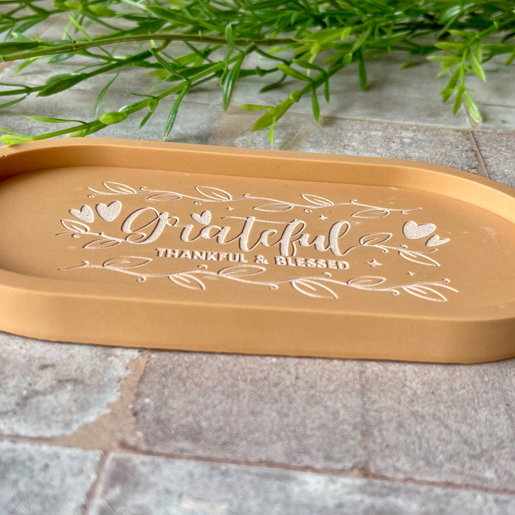 Engraved Inspirational Trinket Tray