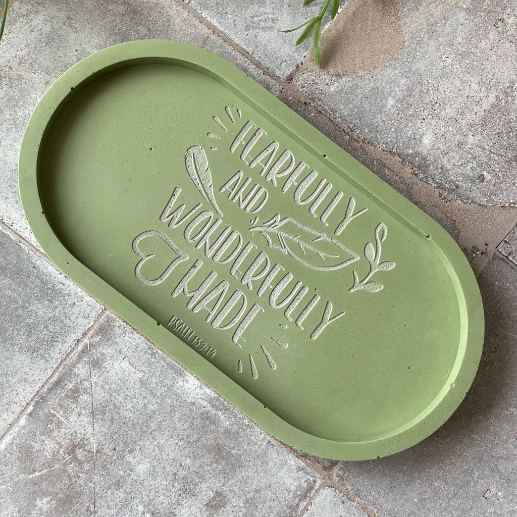 Engraved Inspirational trinket tray