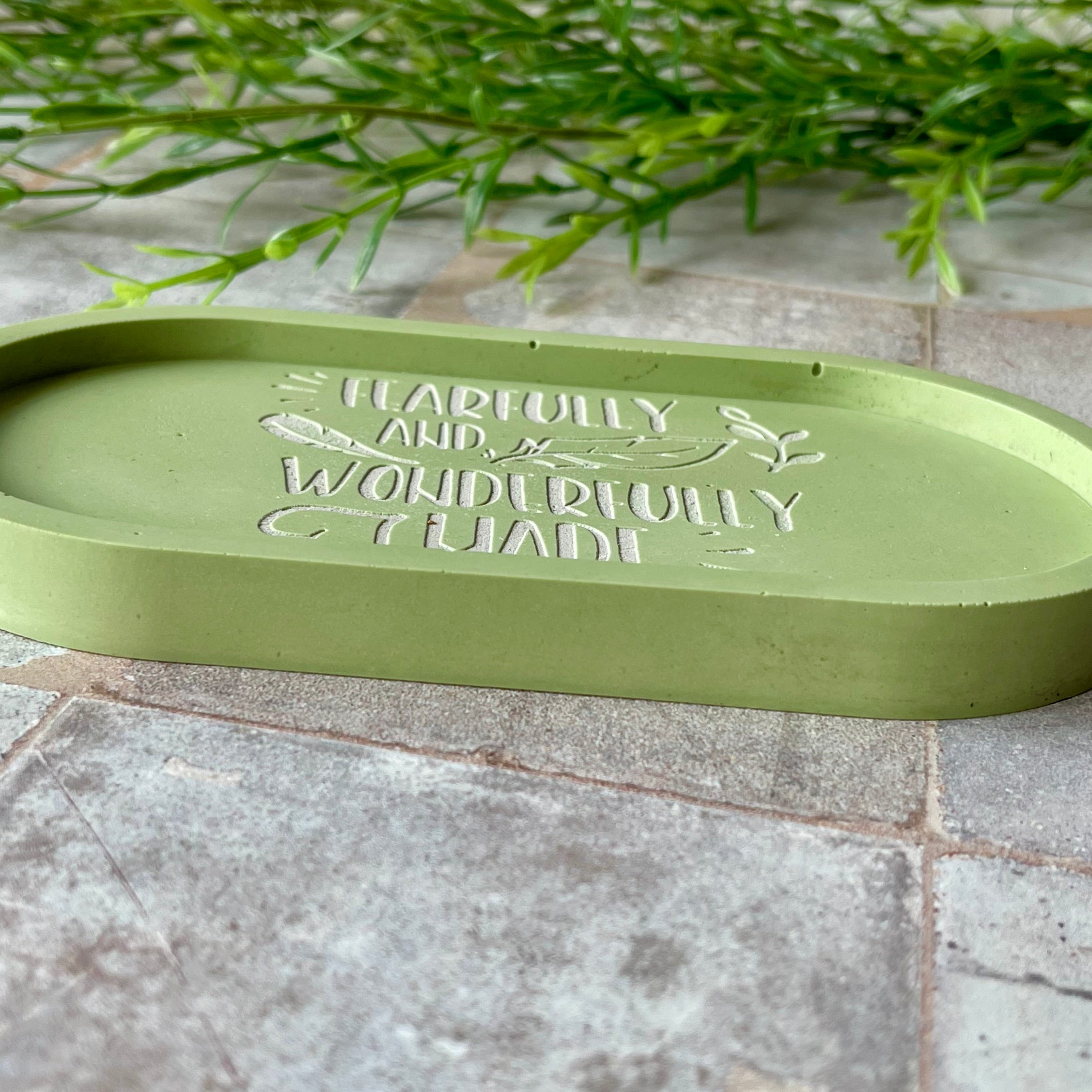 Engraved Inspirational trinket tray