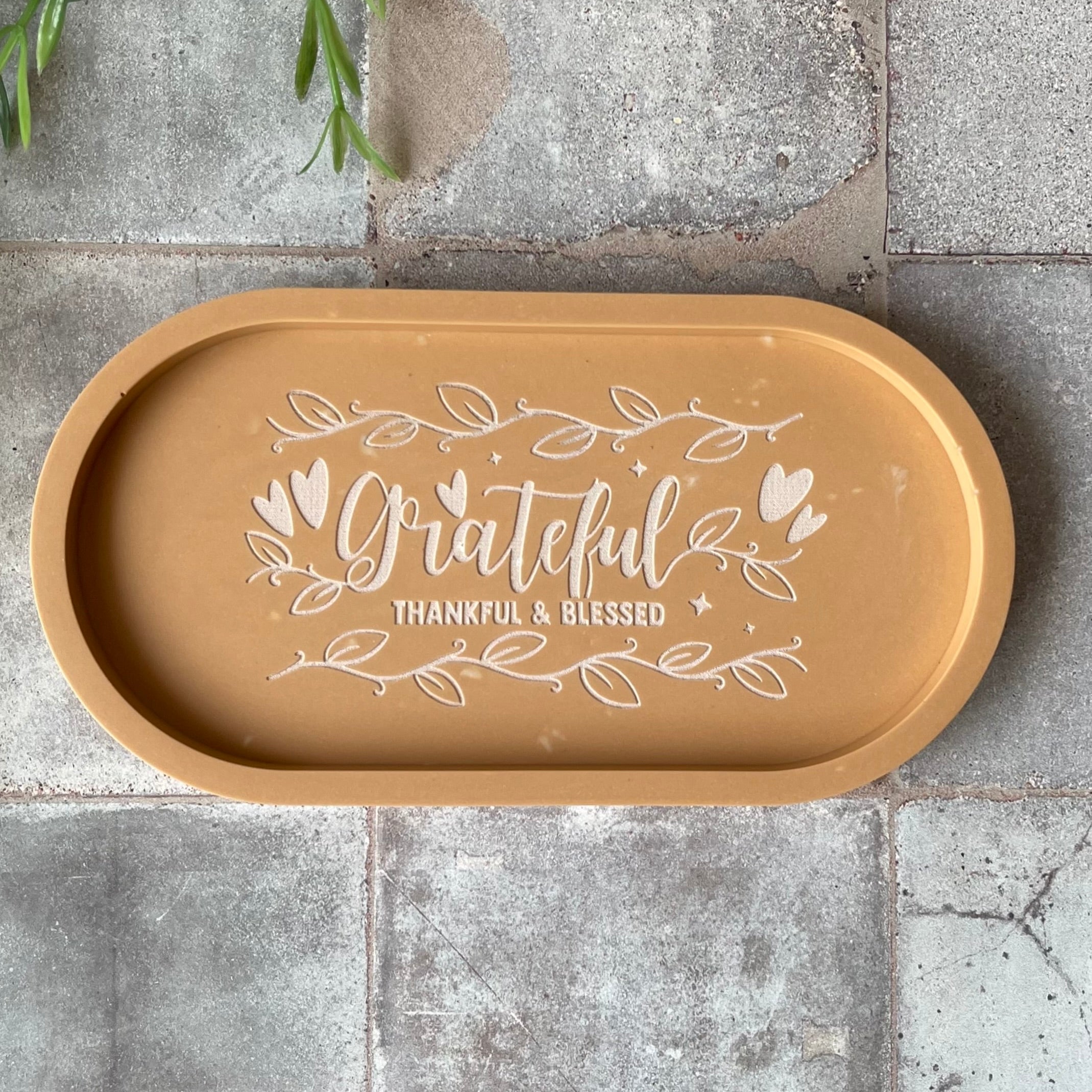 Engraved Inspirational Trinket Tray