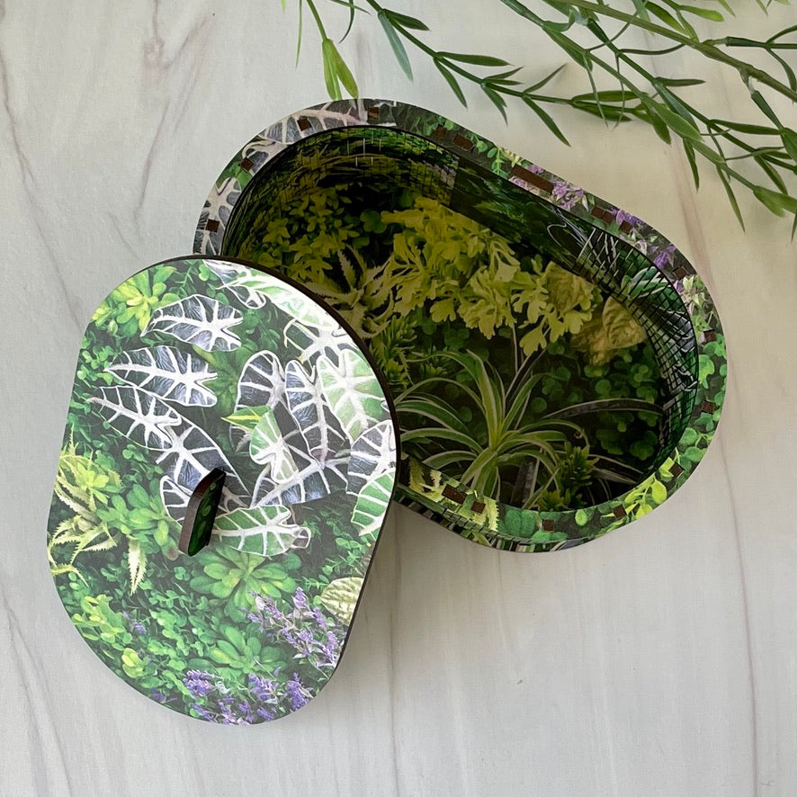 Decorative Botanical Keepsake Box