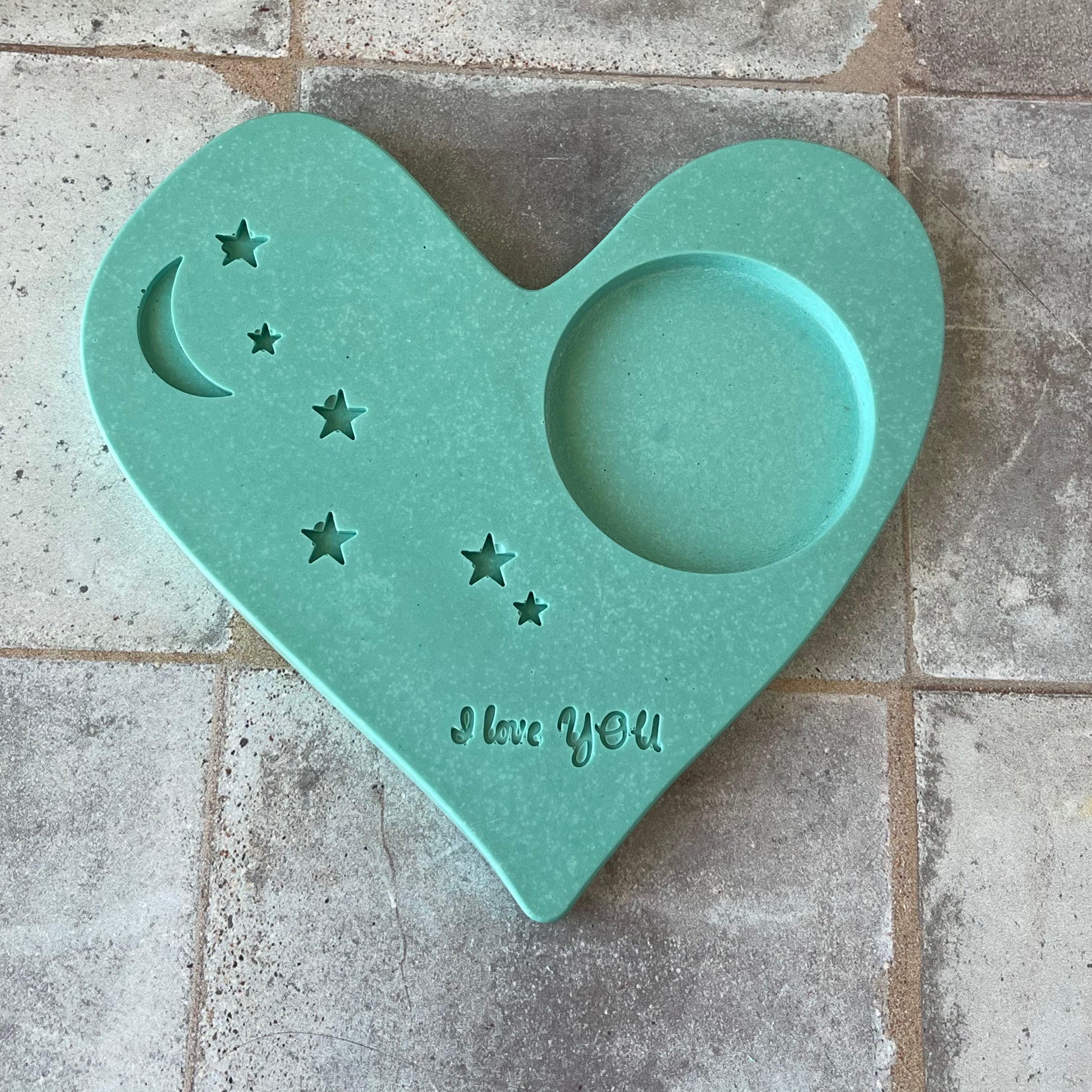 Heart Shape Ring Dish-Eco Friendly Resin