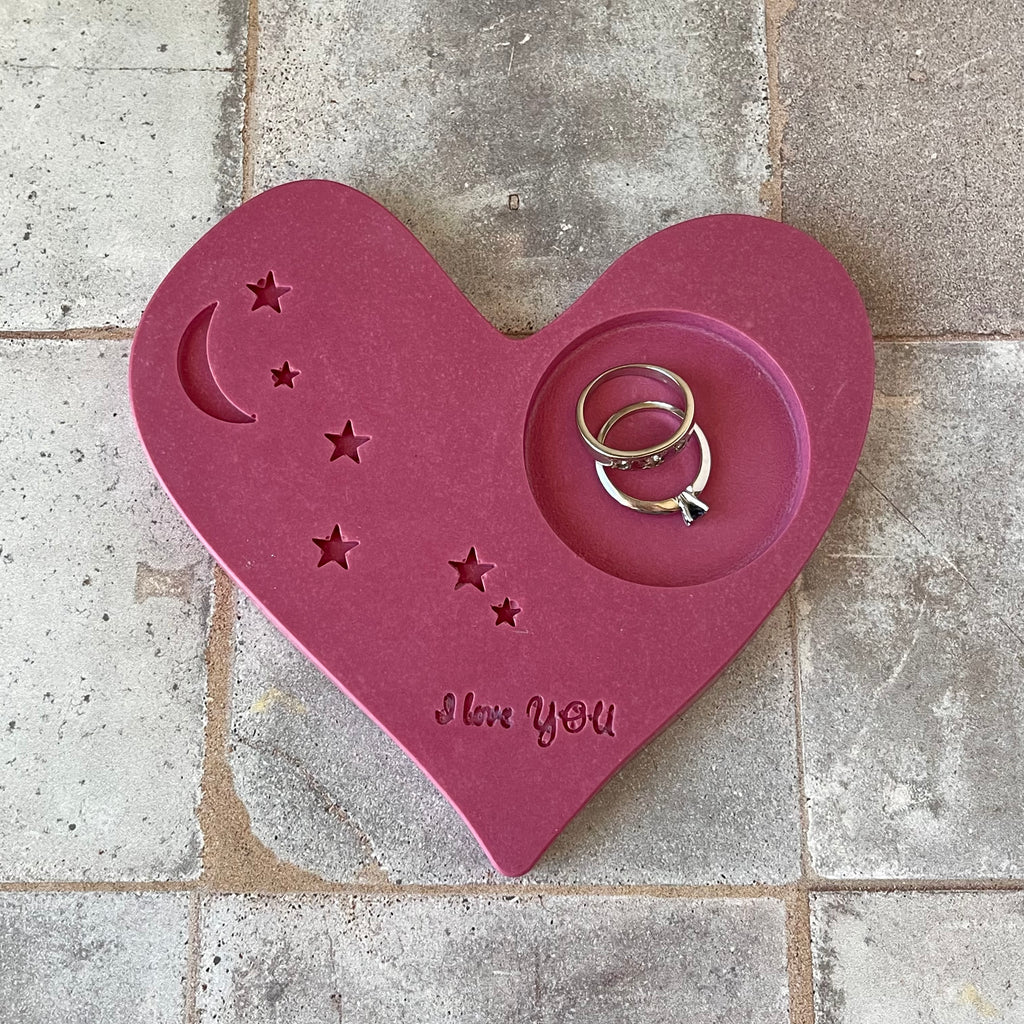 Heart Shape Ring Dish-Eco Friendly Resin
