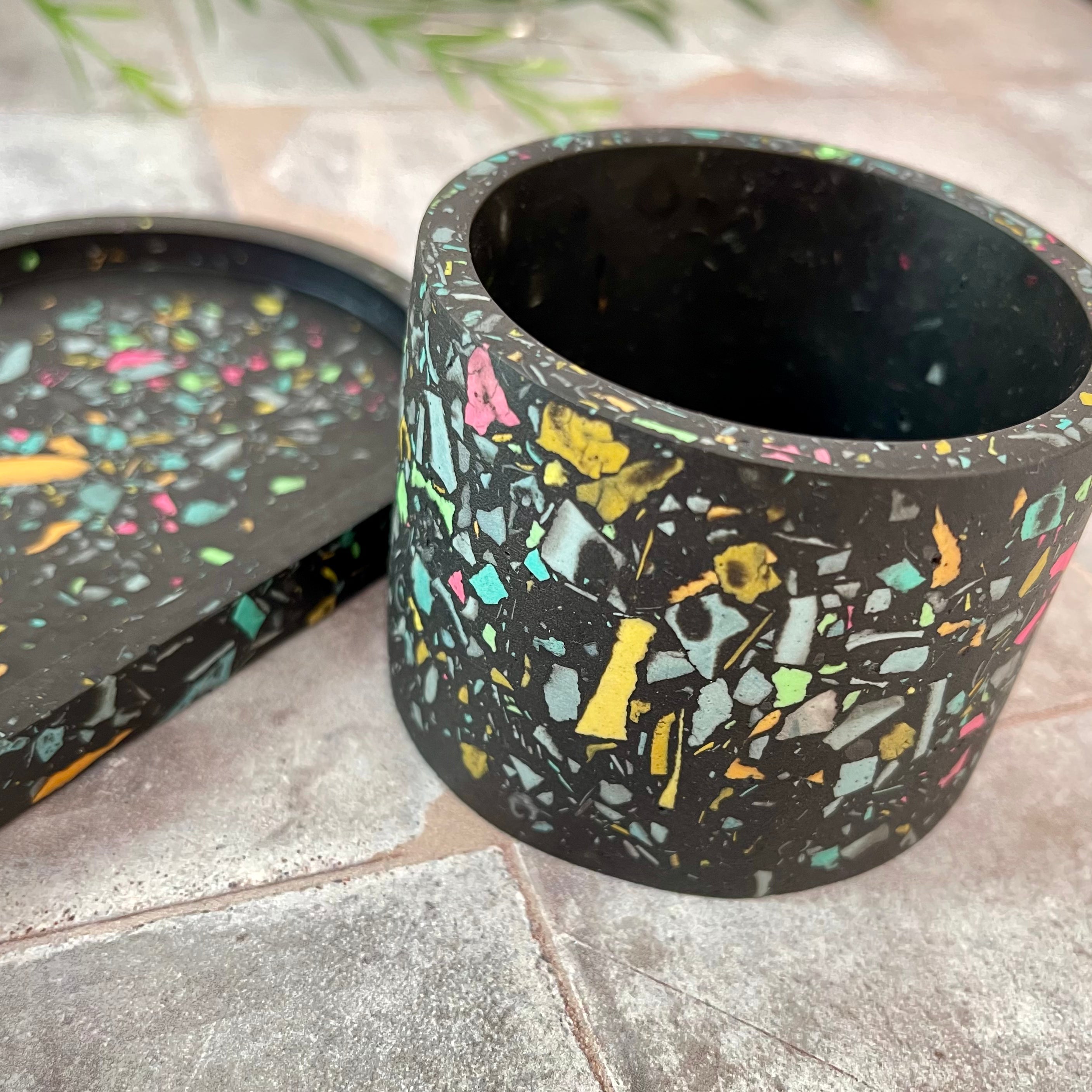 Terrazzo Trinket Tray and Dish Set