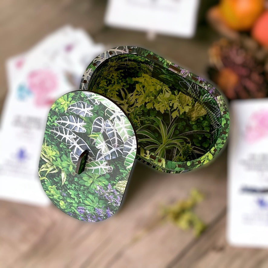 Decorative Botanical Keepsake Box