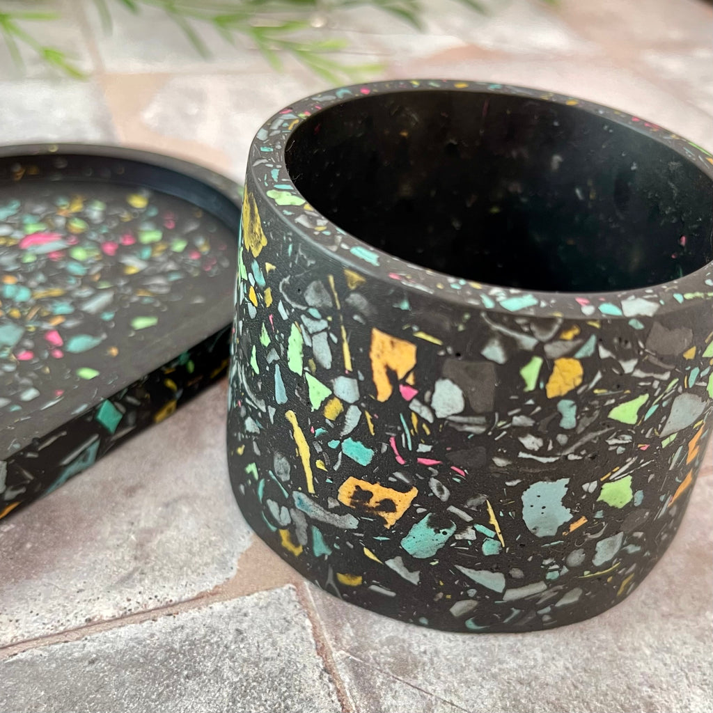 Terrazzo Trinket Tray and Dish Set