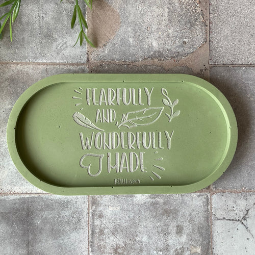 Engraved Inspirational trinket tray