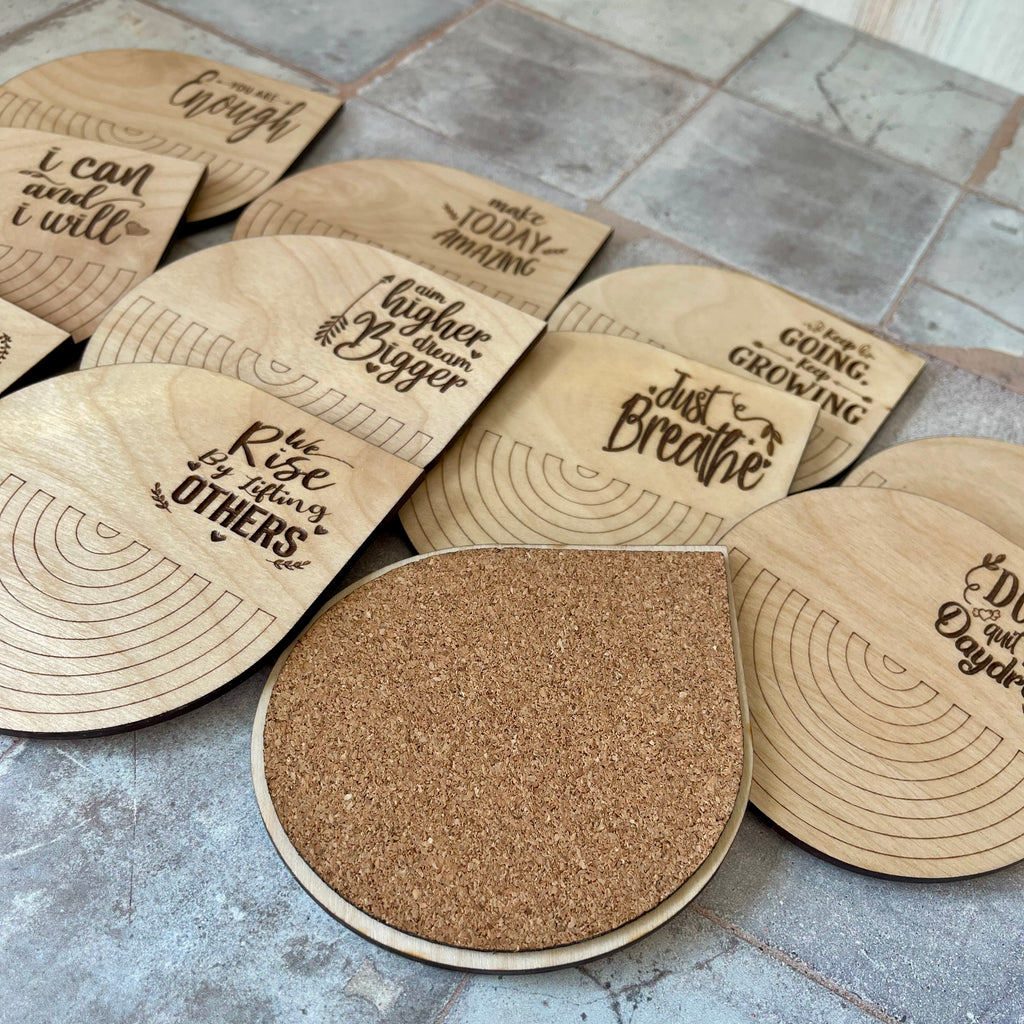Inspirational Drink Coaster Set
